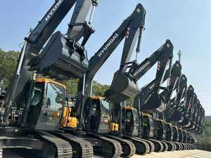 HYUNDAI escavatore minerario 34 Ton cingolato escavatori HX340HD HX220HD coreano escavatore con pezzi di ricambio - Product Image 4