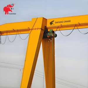 Equipo de elevación MH <span class=keywords><strong>5ton</strong></span> 8ton 10ton 15ton 16ton 18ton 20ton Grúas de pórtico de un solo haz con polipasto eléctrico - Product Image 4