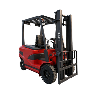 Montacargas Eléctrico Compacto <span class=keywords><strong>de</strong></span> Cuatro Ruedas, Alta Eficiencia, Neumáticos Sólidos, Desplazador Lateral Hidráulico, Radio <span class=keywords><strong>de</strong></span> Giro Pequeño, para Interiores - Product Image 3