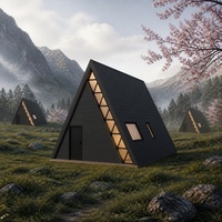 Maison A-Frame Modulaire Exécutive S780 pour Logement de Vacances, Hébergement Commercial, Support de Fabrication et Entreprises de Travaux