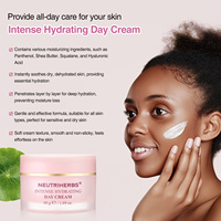 Produits de soin du visage Neutriherbs Natural Water Lock, crème hydratante de jour à la panthénol et à la centella asiatica, hydratation intense