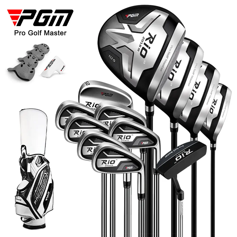 PGM MTG040 RIO 3アドバンスドビギナーレベルメンズゴルフクラブユニバーサルパターとトラベルゴルフバッグ付きコンプリートセット