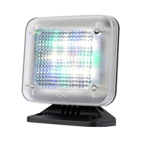 Lampe de simulation de lumière LED anti-effraction à 4 modes Capteur de crépuscule Protection contre le cambriolage Minuterie Sécurité à domicile avec matériau plastique