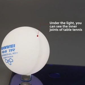 <span class=keywords><strong>Pelotas</strong></span> <span class=keywords><strong>de</strong></span> <span class=keywords><strong>tenis</strong></span> <span class=keywords><strong>de</strong></span> <span class=keywords><strong>mesa</strong></span> <span class=keywords><strong>profesionales</strong></span> SANWEI, paquete <span class=keywords><strong>de</strong></span> 100, 40 + costuras, ABS <span class=keywords><strong>de</strong></span> tres estrellas para entrenamiento y competición - Product Image 4
