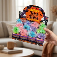 Ensemble de jouets en peluche Halloween à remontée lente, anti-stress, sensoriels, doux à presser, pack cadeau pour enfants et adultes
