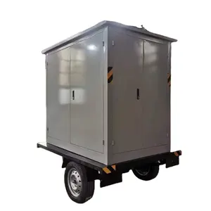 Trailer enclosed Vacuum Lube Lubricating Oil Filtration Machine/ Hydraulic Oil Cleaning Machine