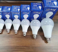 Ampoule LED A60 en gros d'usine, culot E27 B22, haute efficacité, économie d'énergie, boîtier PC, éclairage résidentiel et pour entrepôts