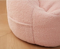 EMA Usine Offre Spéciale Nouveau Design Mobilier Léger Doux Pouf Canapé Chaise Confortable Tissu Paresseux Canapé