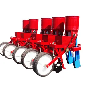 Alat Peternakan Seeding Traktor Pasang, Mesin Penyiram Jagung 3 Baris 4 Baris, Mesin Penanaman Kacang Kedelai