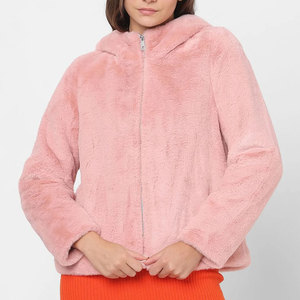 Sudaderas con capucha ligeras para el interior de la piel de las mujeres Ropa de invierno cálida Logotipo personalizado Fabricante OEM Sudadera con capucha - Product Image 1