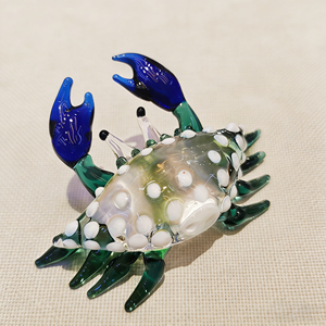 Modern klein krabben <span class=keywords><strong>aquarium</strong></span> met glas-in-lood decoratie voor visjes, decoratie voor thuis, huisaccessoires - Product Image 2