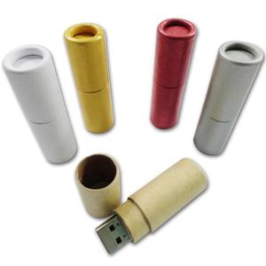 Lápiz USB de papel kraft ecológico, unidad usb de papel de embalaje reciclada, novedad, 32GB - Product Image 5