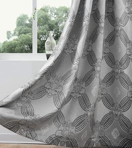 Rideaux en voile brodés de luxe européens modernes à motif floral <span class=keywords><strong>pour</strong></span> salon, chambre à coucher, <span class=keywords><strong>couloir</strong></span>, salle à manger, cuisine - Product Image 5