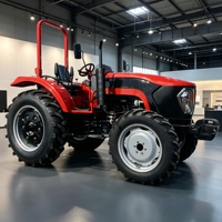 Tractor Diésel de Servicio Pesado de 100 HP con Tracción en las 4 Ruedas y Gran Potencia para Agricultura
