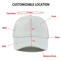 Gorra Trucker de Espuma Personalizada de Alta Calidad con Logotipo para Hombre, Gorras Snapback con Estampado Personalizado, Gorras Trucker de Espuma Lisas para Mujer