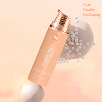 Bouteille de pompe sans air d'emballage cosmétique en plastique mono 15 ML 15 ML 30 ML 50 Ml 50 Ml Bouteille de pompe sans air
