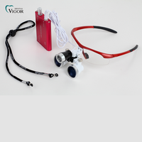Lampe frontale LED portable, loupes chirurgicales dentaires 3,5X, loupe dentaire, lampe d'examen LED