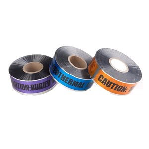 Cinta de Advertencia de Seguridad de 50 mm de Ancho, de Polietileno Detectable, para Marcar Dangers Subterráneos y Servicios Enterrados - Product Image 2