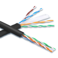 Câble réseau UTP Cat5e RJ45 DingLiang en gros, boîte de 305 m, cuivre sans oxygène, étanche, LSZH PVC pour centre de données POE, 8 conducteurs