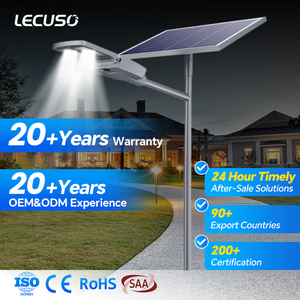 Nuevo Modelo Todo en Uno, Farola Solar de 40W 60W 80W 100W 120W 150W, Moderna, para Comunidades Urbanas, Retrofit, Caminos de Ciclismo - Product Image 1