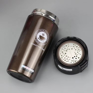 Logo personnalisé OEM Tasse à café <span class=keywords><strong>thermos</strong></span> isolée sous vide en acier inoxydable 18/8 Tasse à thé avec infuseur pour expresso pour adultes - Product Image 4