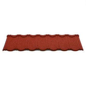 Tuiles de toit en acier revêtues de pierre de conception moderne Linyi en gros, couleur sable, résistantes à la chaleur - Product Image 5