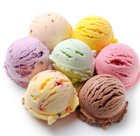 Poudre de crème glacée dure pour usage domestique et commercial, base de poudre pour gelato et boules de crème glacée DIY, plusieurs saveurs disponibles, support OEM
