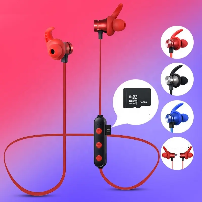 Tai Nghe Điện Tử Mới 2021 Tai Nghe Không Dây 5.0 Tai Nghe Mini Earbuds Với Mic TF Card Mp3 Tai Nghe Thể Thao Cho Điện Thoại