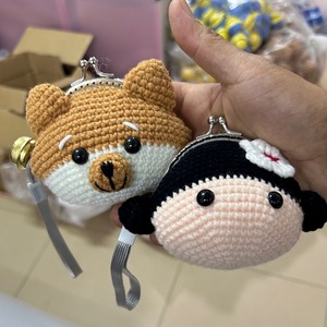 Llavero <span class=keywords><strong>de</strong></span> <span class=keywords><strong>ganchillo</strong></span> con muñeca <span class=keywords><strong>de</strong></span> lana tejida transfronteriza, muñeca <span class=keywords><strong>de</strong></span> <span class=keywords><strong>ganchillo</strong></span> terminada, monedero <span class=keywords><strong>de</strong></span> <span class=keywords><strong>ganchillo</strong></span> hecho a mano - Product Image 4