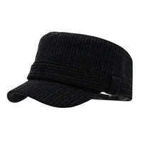 Casquette Gavroche Rayée Vintage à Visière Plate Style Cadet pour Hommes et Femmes