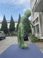 Costume de marionnette extraterrestre gonflable adulte pour la performance d'événement de fête d'Halloween