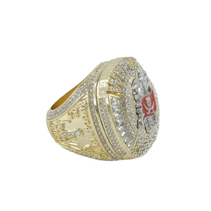 Anello Commemorativo Super Bowl Tampa Bay Buccaneers con Coperchio Ribaltabile, Gioiello da Collezione per Fan, Premio MVP Brady - Product Image 4
