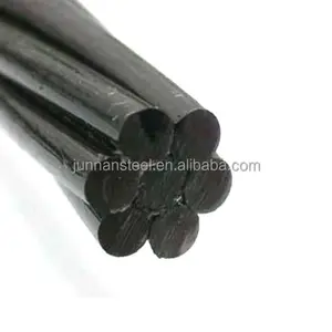 Cable de acero de núcleo hueco de alta tensión/cuerda de alambre/hilo de PC alambre de acero de PC galvanizado inoxidable de 6mm