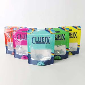 Bolsas de Mylar Impresas Personalizadas de 3.5g, 7g, 14g, a Prueba de Olores, Resistentes a Niños, con Cierre Hermético, Bolsas Holográficas con Forma de Galleta - Product Image 2