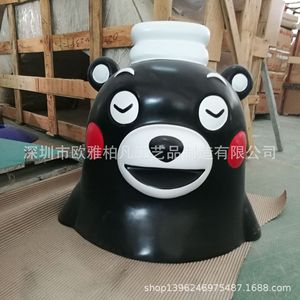 Figurine d'animal en résine, style dessin animé, à poser au sol, décoration d'anniversaire extérieure, faite à la main, style moderne, fabriquée à Shenzhen - Product Image 4