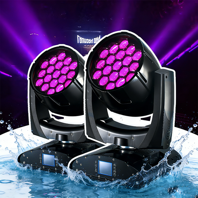 Marslite 19*40w Sharpy Light Moving Head Stage Light IP66 Waterproof 19X40w Led Zoom Wash Mac Aura Moving Head Beam Light