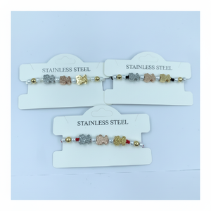 Bracciale di gioielli alla moda placcato oro regolabile abbigliamento quotidiano delle donne e regalo di festa - Product Image 1