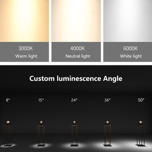 Lampe de piste <span class=keywords><strong>Angie</strong></span> à cadre réglable, montage en surface, anti-éblouissement, moderne, de haute qualité, pour galerie, éclairage intérieur, spot LED, dimmable, CRI - Product Image 5