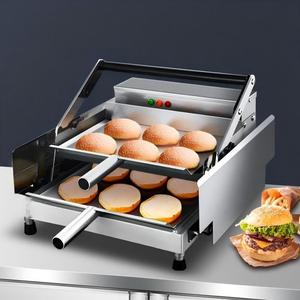 Máquina para Cocinar Hamburguesas Comercial Pequeña, Automática, con Tostadora de Pan de Doble Capa y Parrilla para Hamburguesas - Product Image 4