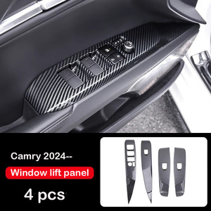 Bộ phụ kiện nâng cấp nội thất xe hơi chất lượng cao bằng sợi carbon, ốp bảo vệ, viền trang trí thân xe dành cho Toyota Camry 2024-2025 - Product Image 3