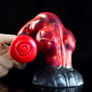 Juguete Sexual para Adultos NNSX, Dildo Erótico con Nudo Rojo, Dildo Monstruoso, Pene de Hombre Lobo, Fantasía para Mujeres - Product Image 5