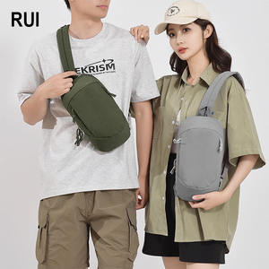 Sac de sport RUIQUWIN personnalisé avec logo, unisexe, léger, imperméable, grande capacité, réglable, bandoulière antivol, sac de poitrine - Product Image 1