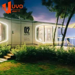 2024 UVO all'ingrosso della cina Mobile portatile contenitore della casa di lusso prefabbricato della capsula dello spazio della casa