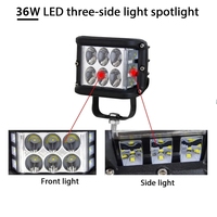 Feux de travail LED bicolores de remplacement JIERUI JR-36W pour voiture 36W 9-36V OE 3030