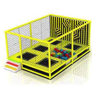 Children Rectangle Large <strong>Trampoline</strong> Park Fitness <strong>Rectangular</strong> Jumping <strong>Trampoline</strong> Bed Sale - Product Image 3