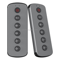 OEM ODM Custom 6Keys Control remoto IR Comunicación inalámbrica RF Admite control de velocidad para ventilador electrónico