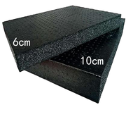 Panneau de mousse de polypropylène noir EPP ignifuge et isolant avec isolation thermique Caractéristique étanche en stock