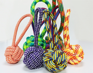 2024 sıcak satış Pet eğitim diş temizleme dolması halat oyuncakları köpek fabrika için özel logo köpek çiğneme oyuncakları - Product Image 2