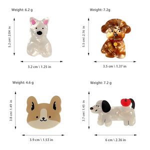 กิ๊บติดผม Yi YHJ สำหรับผู้หญิง มีสินค้าพร้อมส่ง ลายการ์ตูนน่ารัก กิ๊บอะซิเตทรูปสุนัข กิ๊บปากเป็ด กิ๊บติดข้างผม สำหรับเด็กผู้หญิง สั่งทำได้ จัดส่งรวดเร็ว - Product Image 2