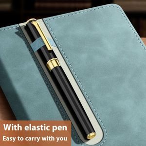 2025 Customized Hardcover Leather Notebook Journal Built-In <b>Pen</b> Slot Thread Sewing Bound 80 Sheets A5 Size for Promotion Use - Product Image 3